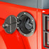 Autoloc - Kit de puerta de combustible para capó de maletero con pestillo de manija pop, solenoide de puerta afeitada de 15 lb, 12 V