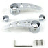 Billet Aluminum Interior Car Door or Window Crank Handle Lever Set Star Design