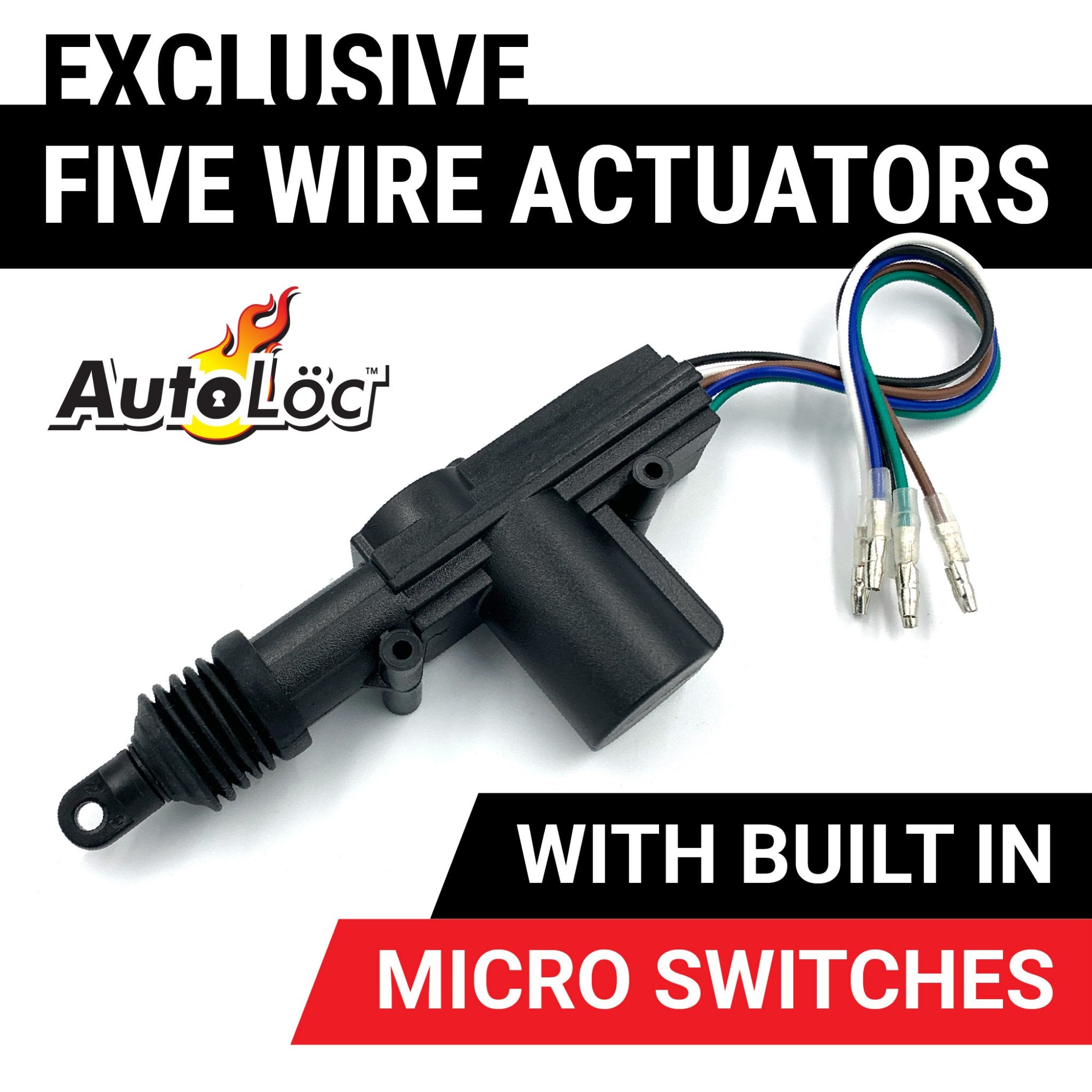 Kit de sistema de bloqueo eléctrico central AutoLoc PT Cruiser de 4 puertas con actuadores HD de 12 V