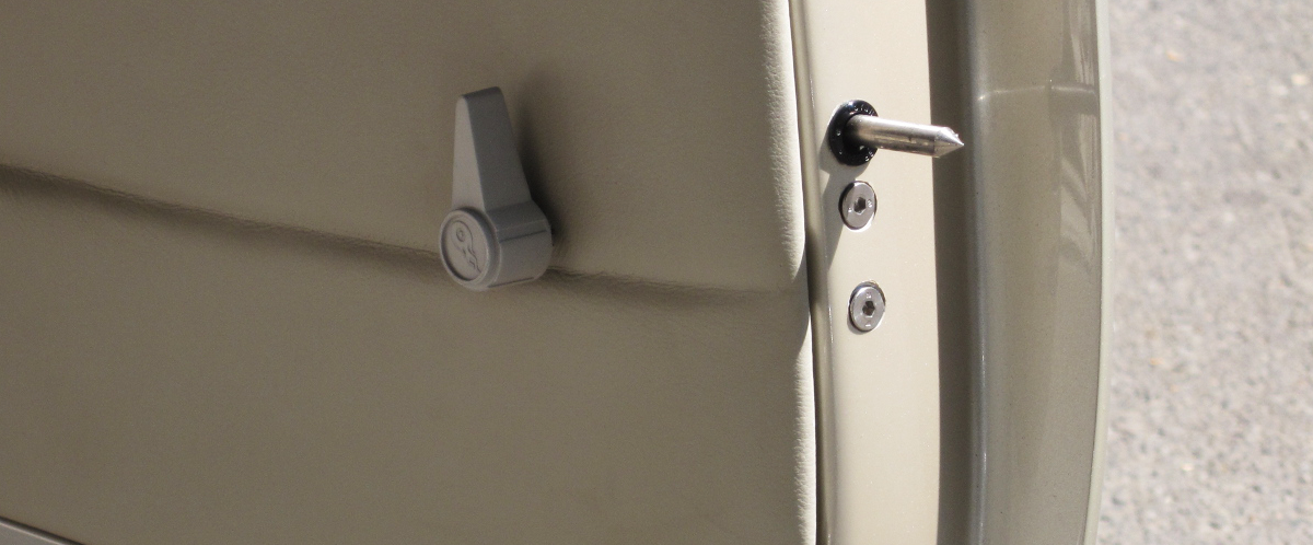 DeadLoc Safety System Installed on Door
