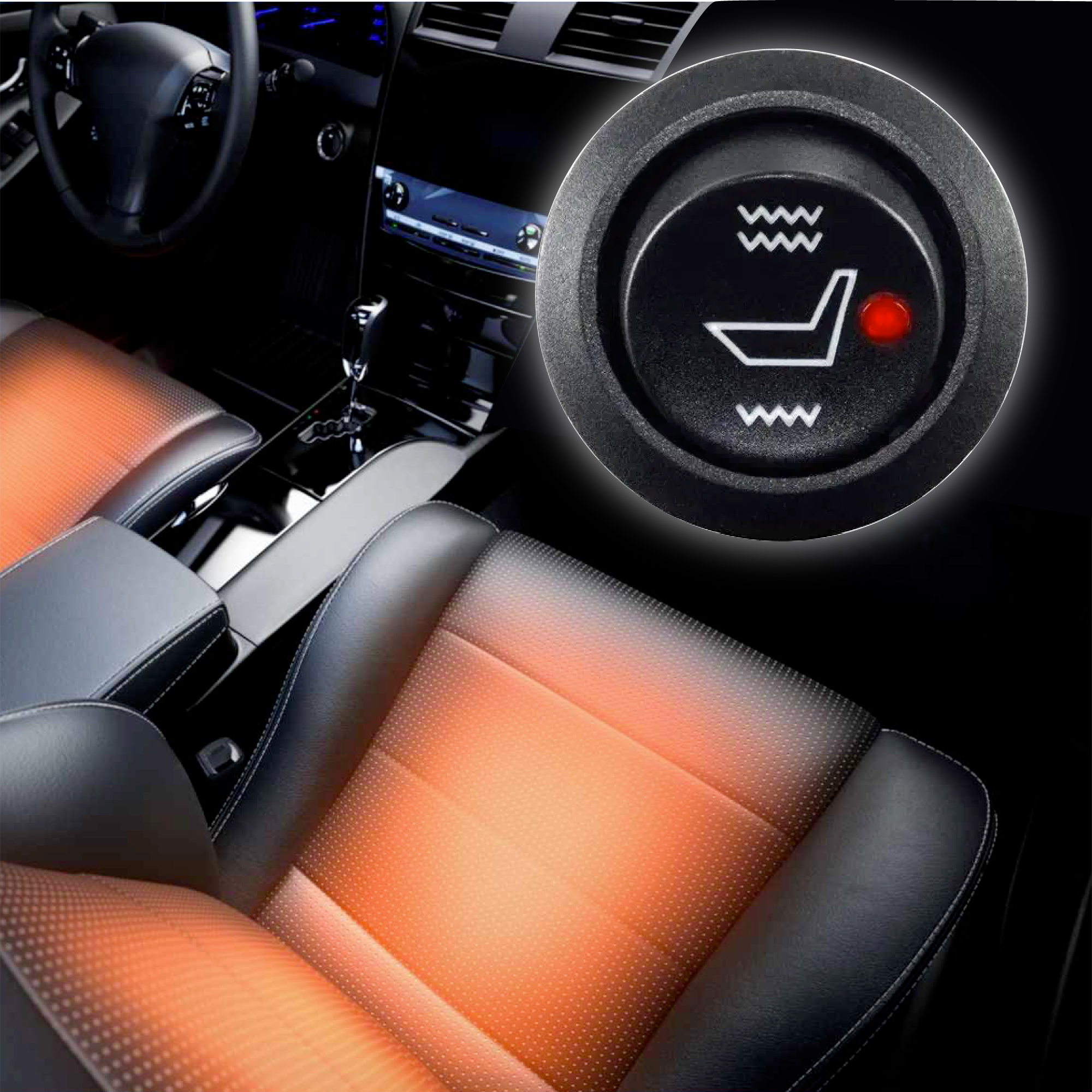 Heated Seat Interior with Switch