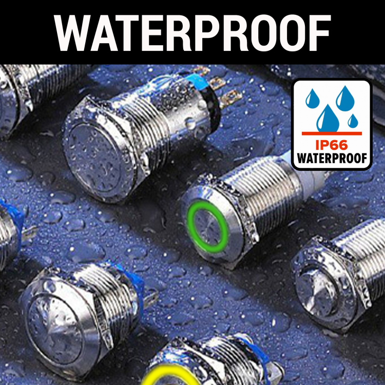 IP66 Waterproof Billet Buttons