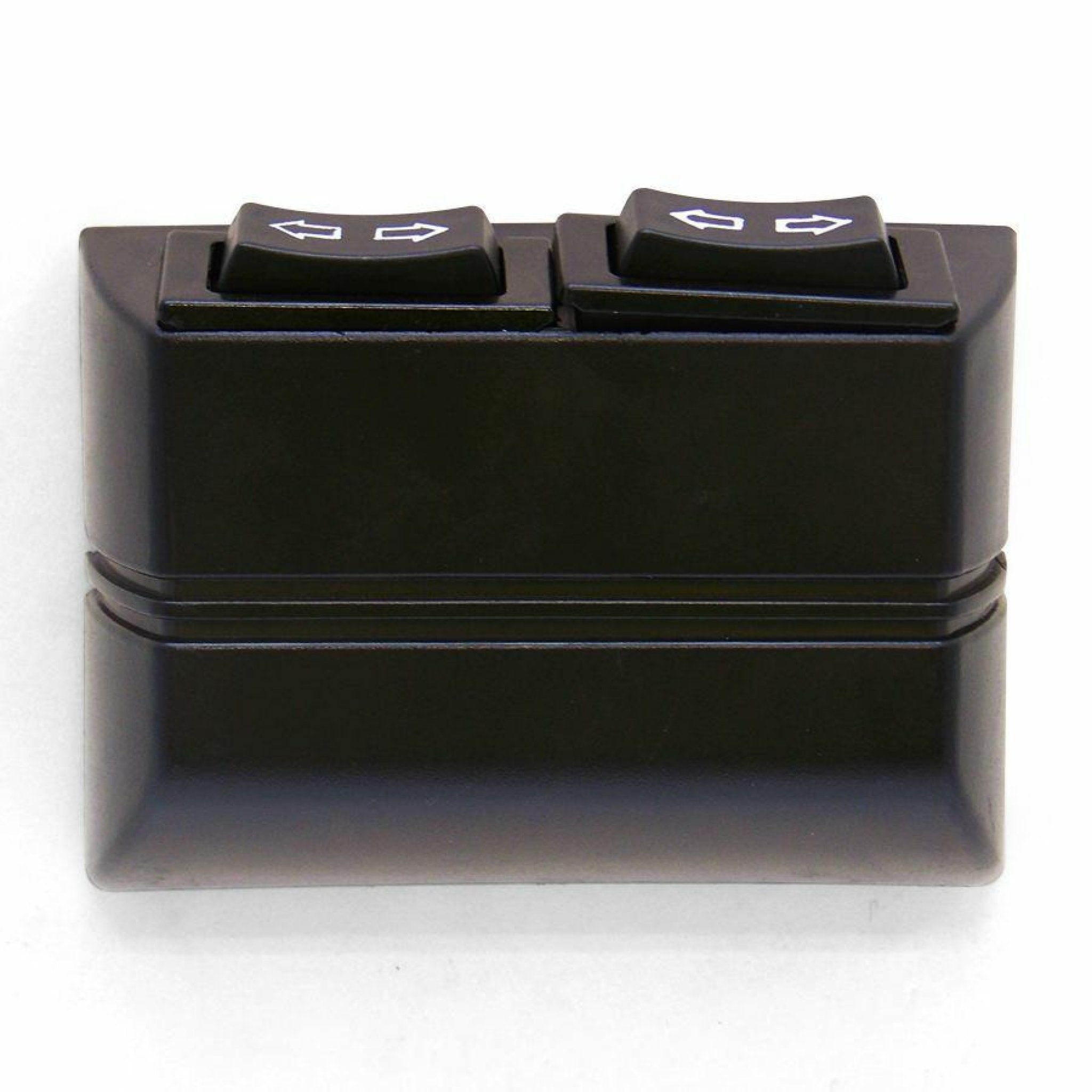 Universal Dual 12V Rocker 2 Switch Black Case Bezel Car Power Window Door Lock