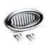 Universal Billet Chrome Oval AC Air Conditioning Interior Dash Hood Vent Louver