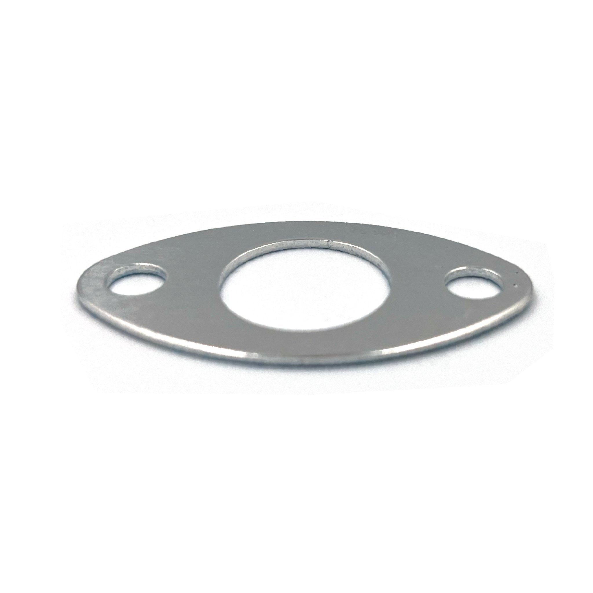 Autoloc Polished Billet Oval Door Popper Plate Adds Reinforcement and Style