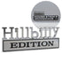 Emblema de guardabarros de edición Hillbilly de Metal cromado, insignia para coche, camión, portón trasero, maletero