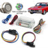 12V High Low Beam Dash Headlight Controller Switch Button with Indicator Light