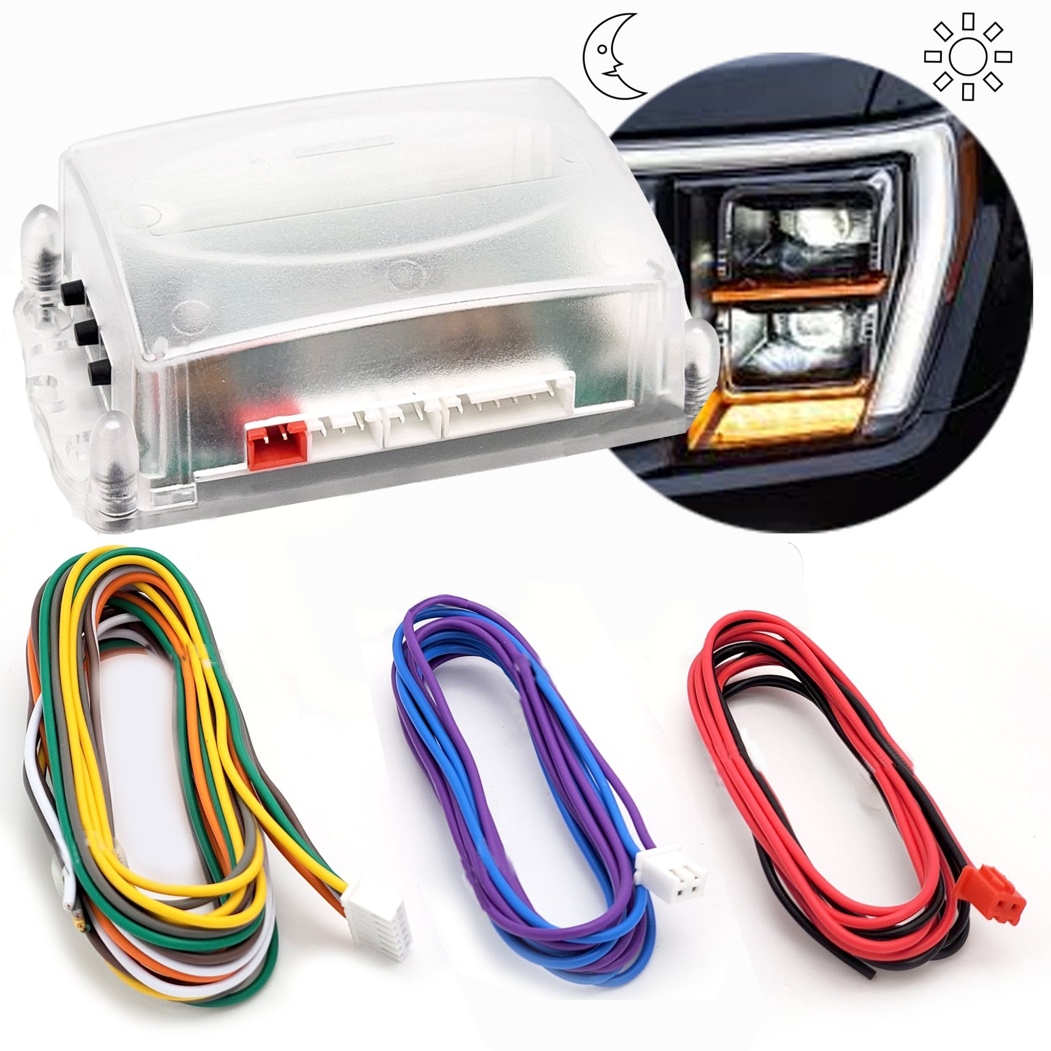 Automatic Car Truck Headlights Light Activated ON/OFF Sensor System Controller