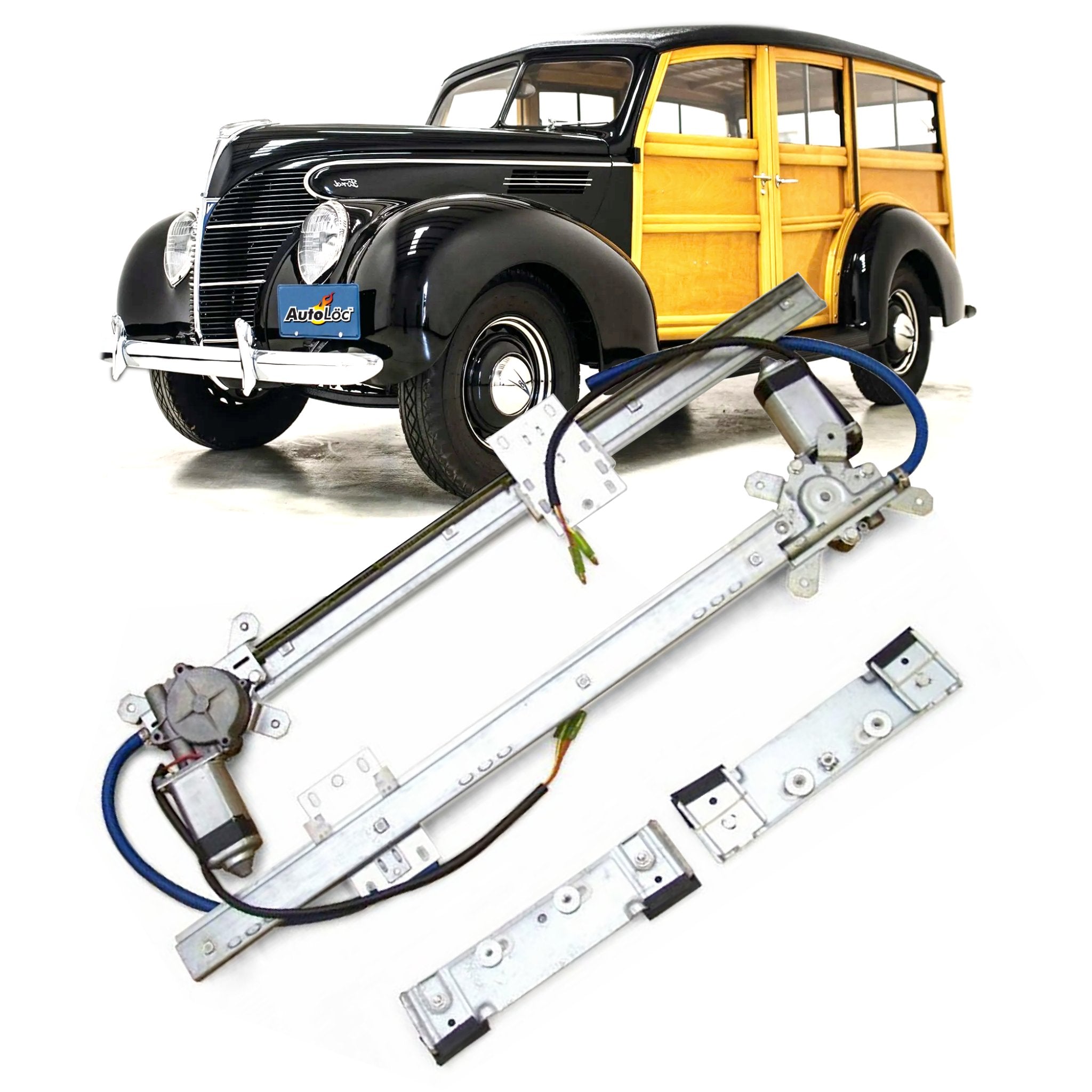 Power Window Conversion Kit for 1938 Ford Station Wagon Standard Deluxe Woody