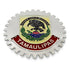 Insignia cromada para parrilla de coche, camión, SUV, Tamaulipas, México, emblema de Metal, medallón de bandera