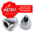 Bullet Aluminum Windshield Wiper Arm Post Cover Caps, 2 Pack (Pair) - Universal