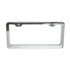 Stainless Steel Chrome Metal Car License Plate Frame 6"x12" w/ LED Light Bolts
