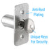 2 Keys Lock Latch Emergency Release Kit Shaved Door Garage Disconnect Universal