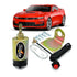Autoloc - Manija de puerta afeitada con solenoide universal de servicio pesado de 50 lb y pestillo para automóvil