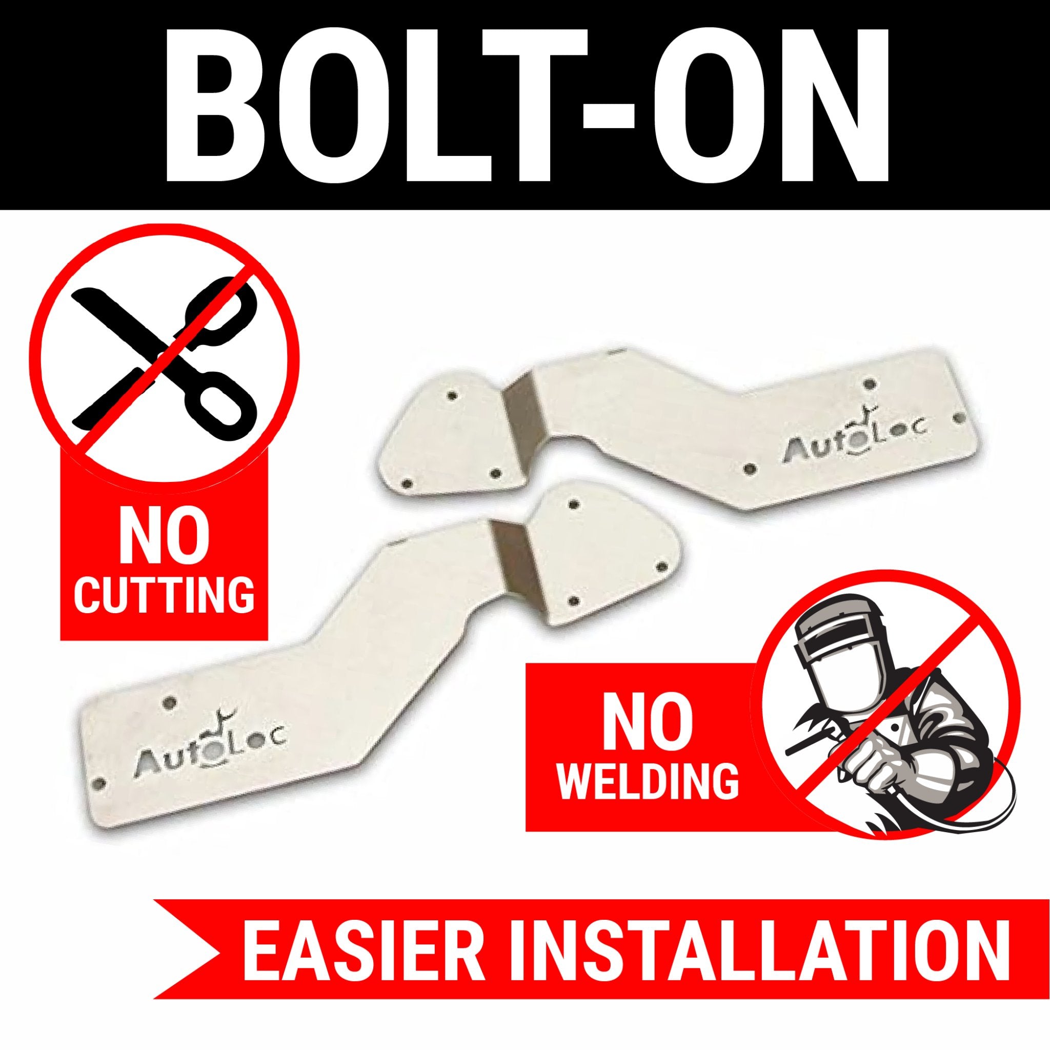 Bolt-On Shave Door Kit for 94-03 S10/Blazer/Sonoma/Hombre Heavy-Duty Actuators