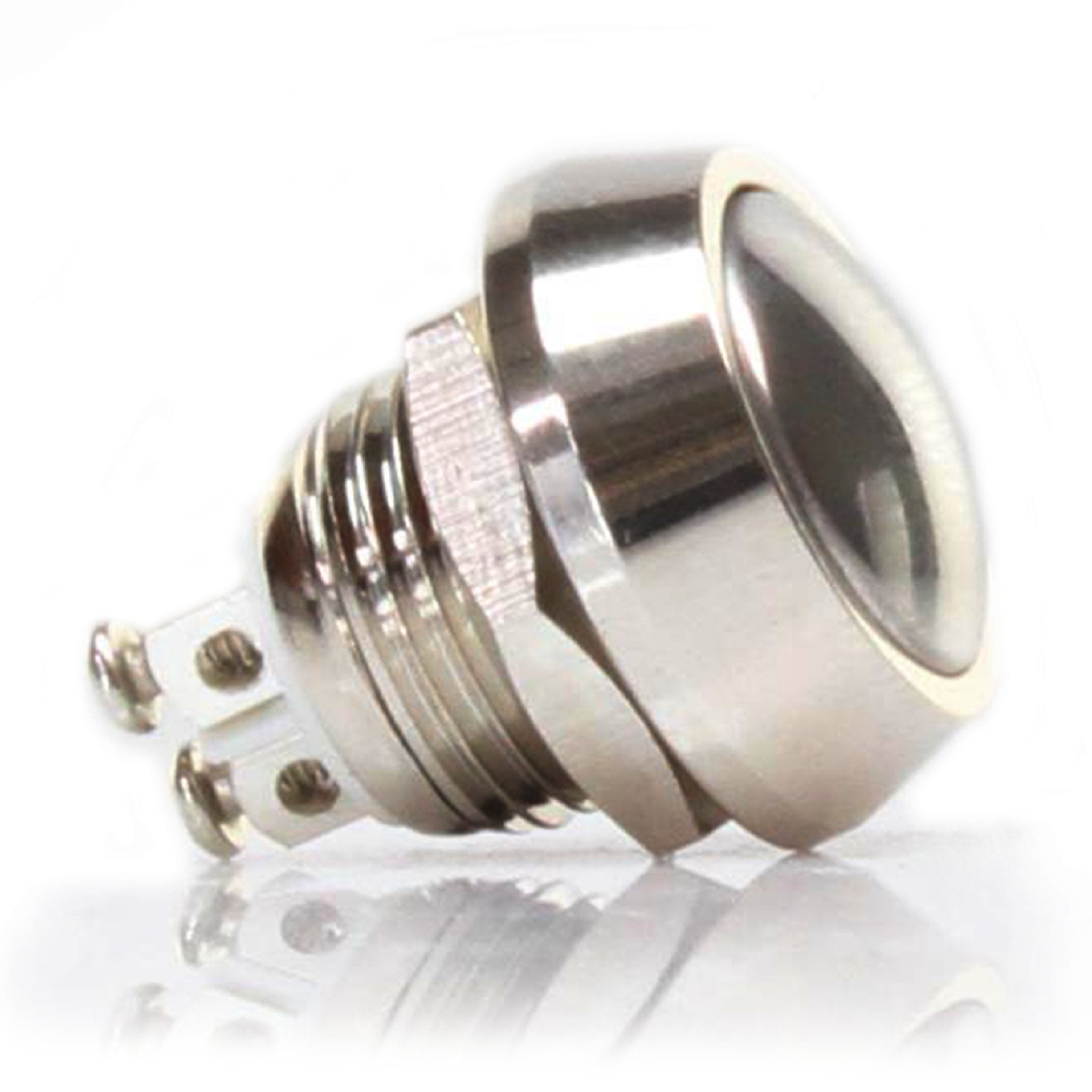 12mm Domed 12V Momentary Billet Push Button Switch 2A 6-36V IP66