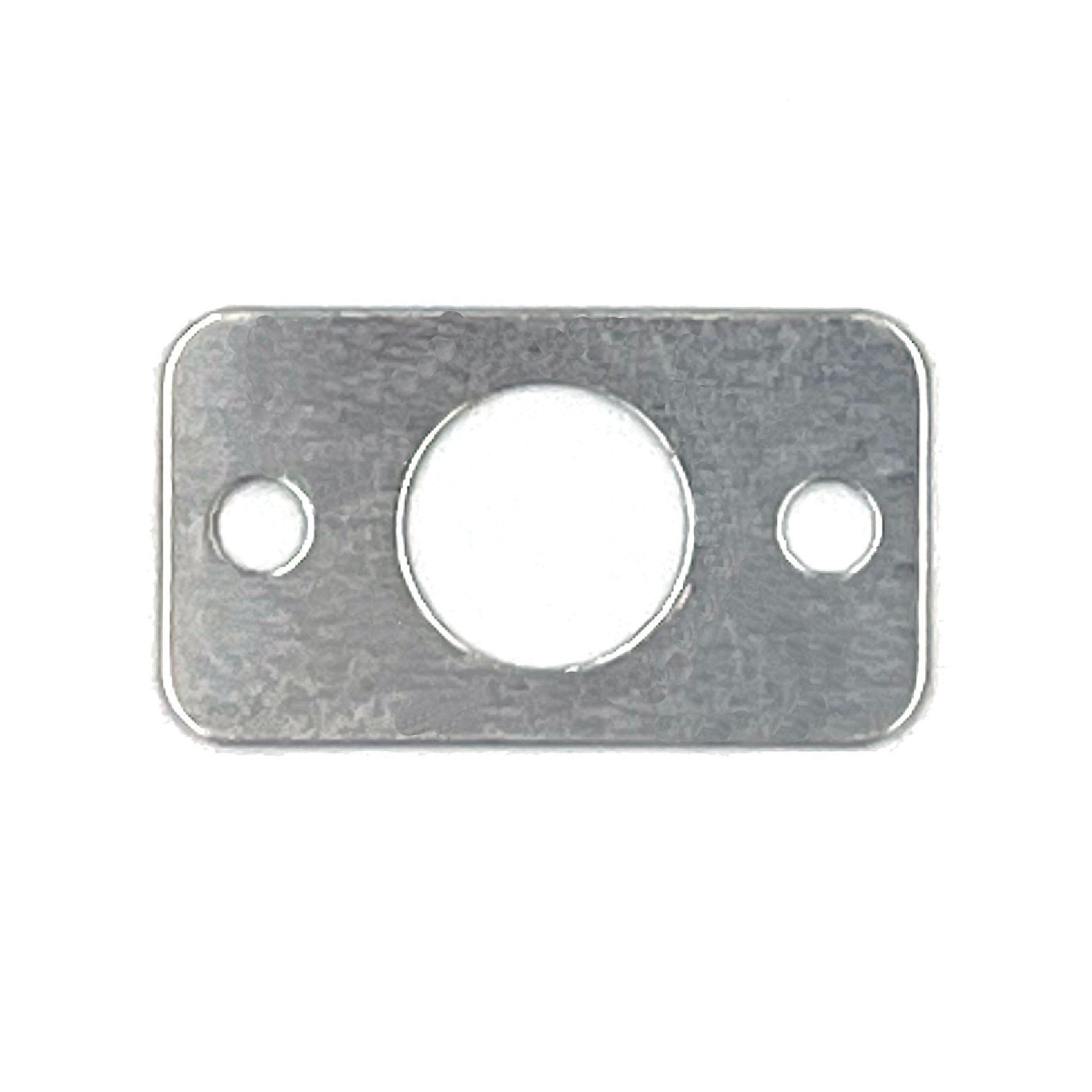 Autoloc Polished Billet Rectangular Door Popper Plate for Added Reinforcement